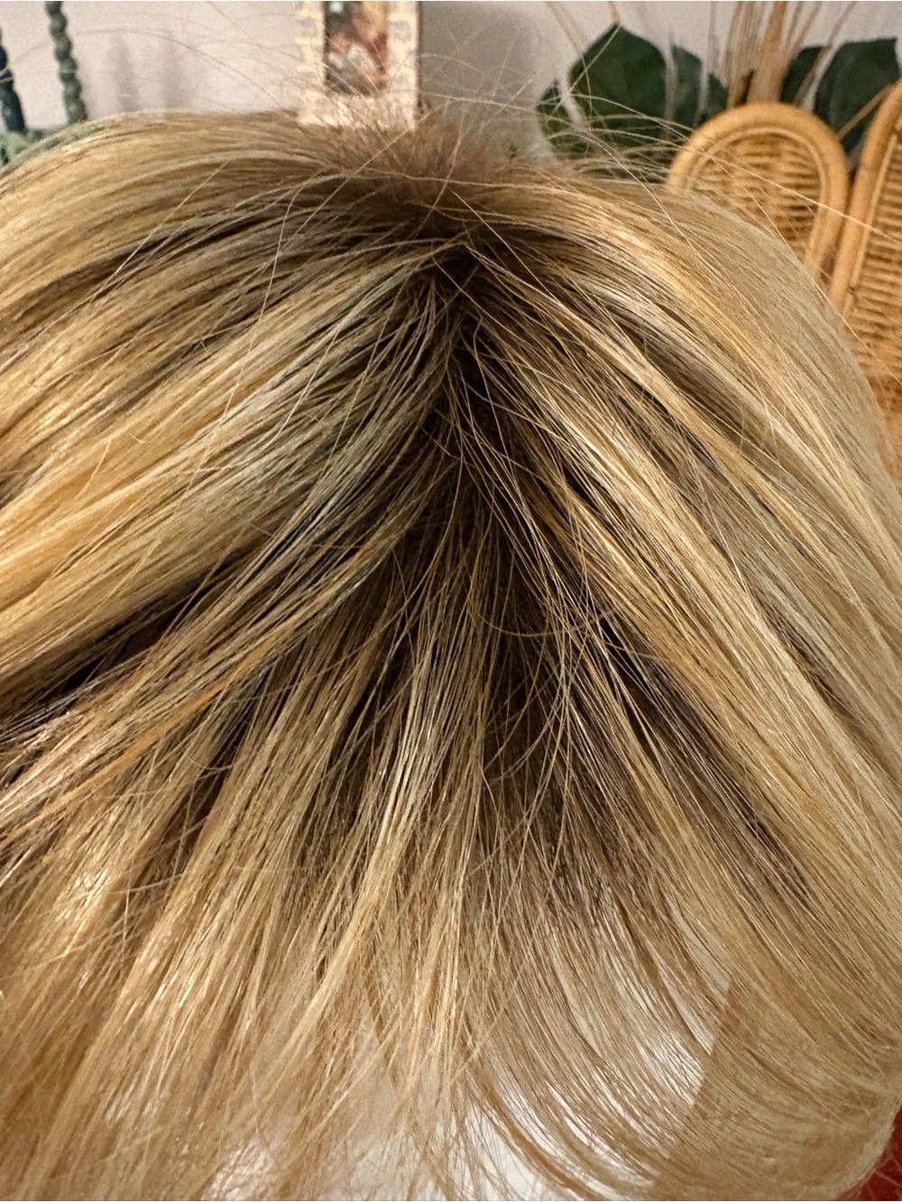 TONI BRATTIN FASHION FLAIR Short Shag Heat Friendly Synthetic Wig! Blonde Rooted - Picture 8 of 12